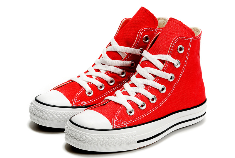 Chaussure Converse Chuck Taylor All Star Classic Hi Femme Rouge